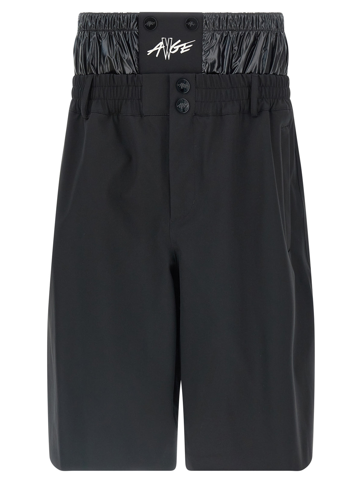 Moncler Genius Black Technical Polyamide Bermuda Shorts