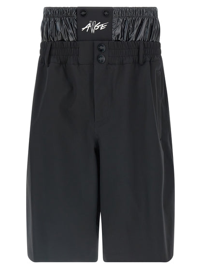 Moncler Genius Black Technical Polyamide Bermuda Shorts