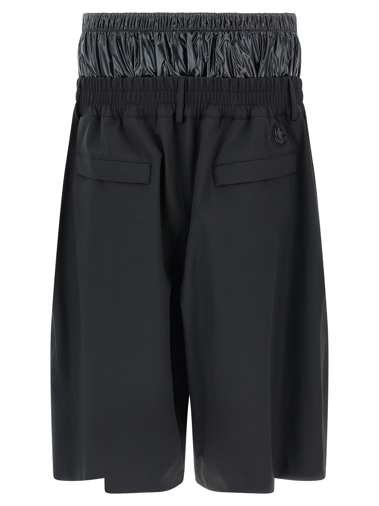 Moncler Genius Black Technical Polyamide Bermuda Shorts