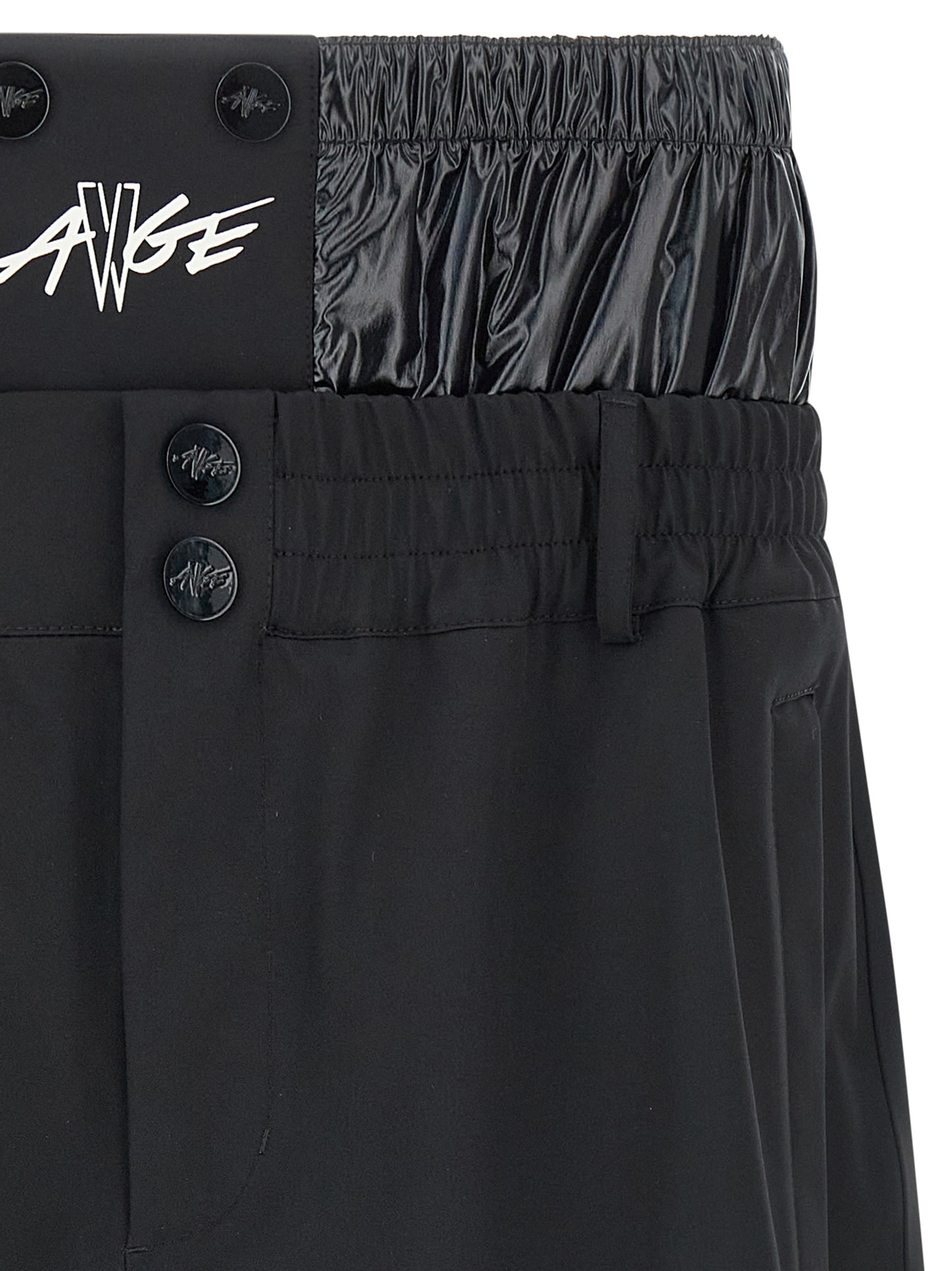 Moncler Genius Black Technical Polyamide Bermuda Shorts