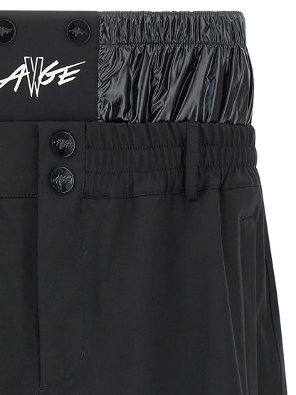 Moncler Genius Black Technical Polyamide Bermuda Shorts