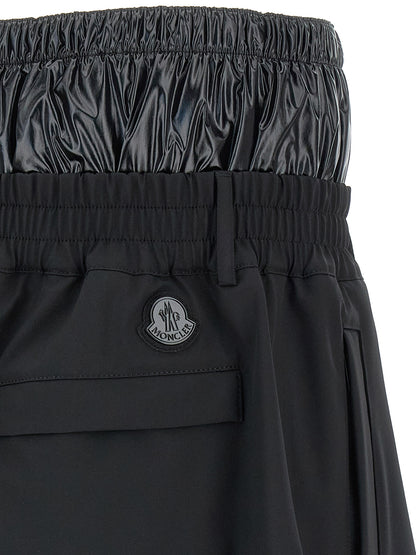 Moncler Genius Black Technical Polyamide Bermuda Shorts