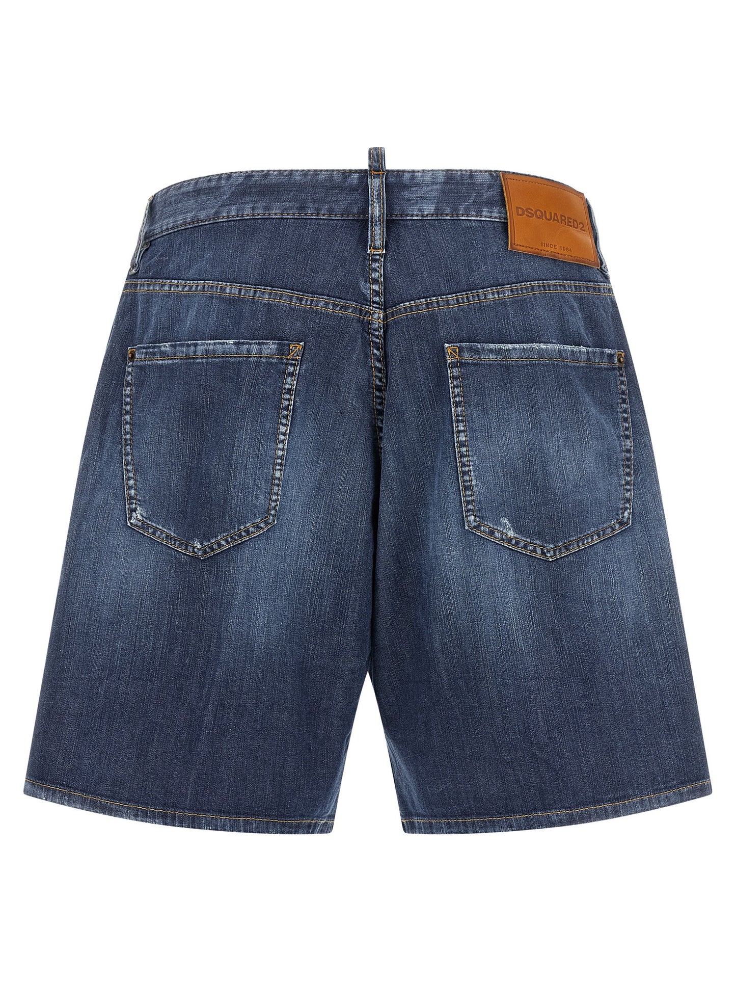 Shorts Bermuda Dsquared² de algodón azul