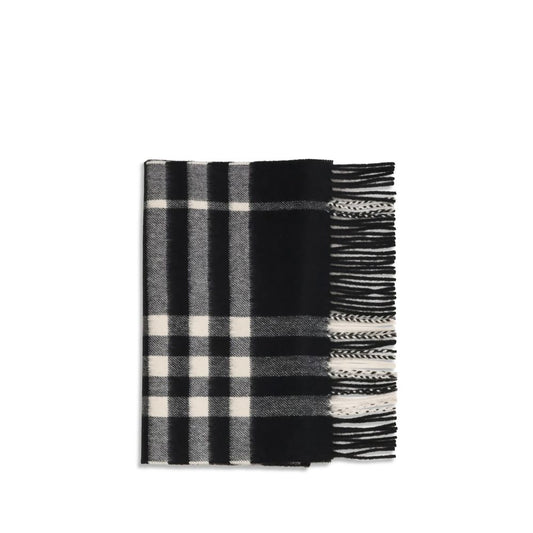 Bufanda de cachemir negra Burberry