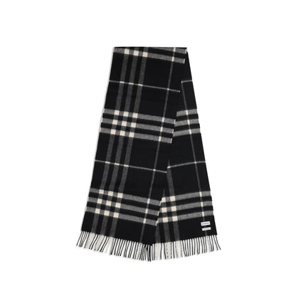 Bufanda de cachemir negra Burberry