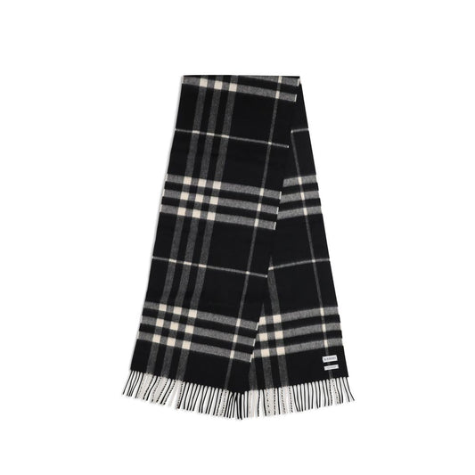 Bufanda de cachemir negra Burberry