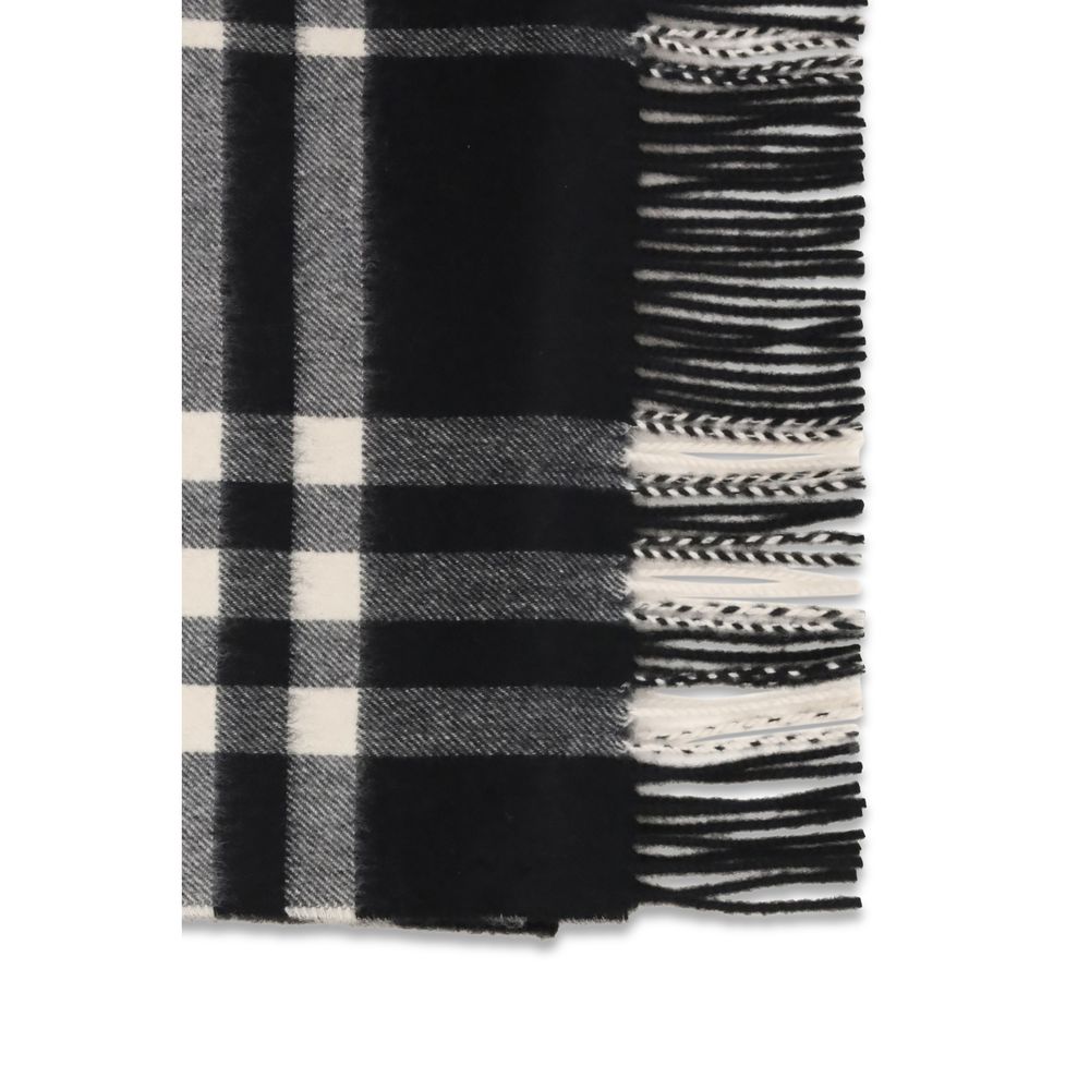 Bufanda de cachemir negra Burberry