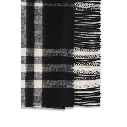 Bufanda de cachemir negra Burberry