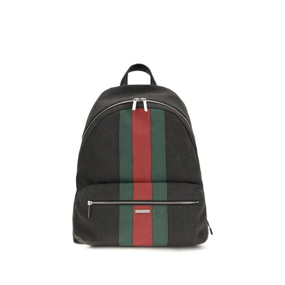 Mochila Gucci de tela negra