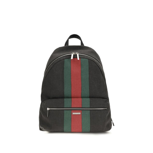 Mochila Gucci de tela negra