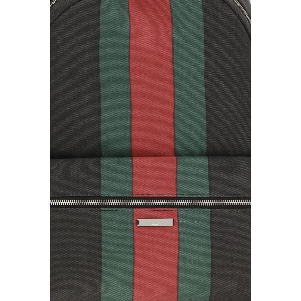 Mochila Gucci de tela negra