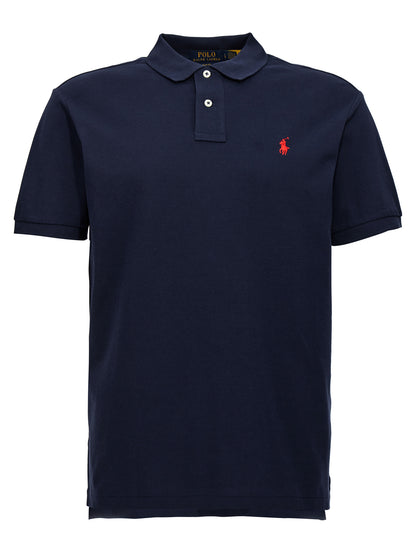 Polo Ralph Lauren Camiseta Polo Slim Fit De Algodón Azul