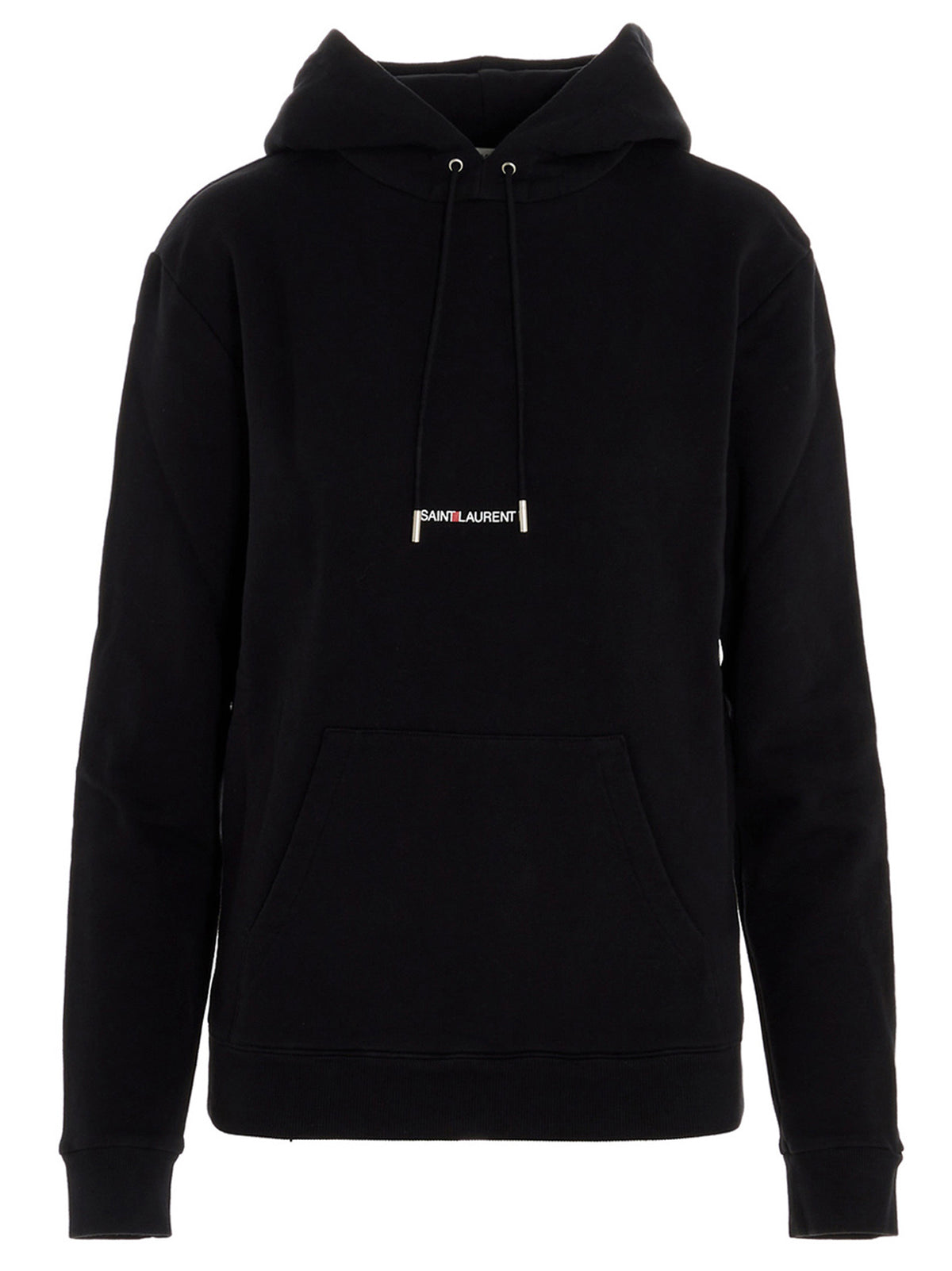 Sweat-shirt Saint Laurent en coton noir, confortable et doux