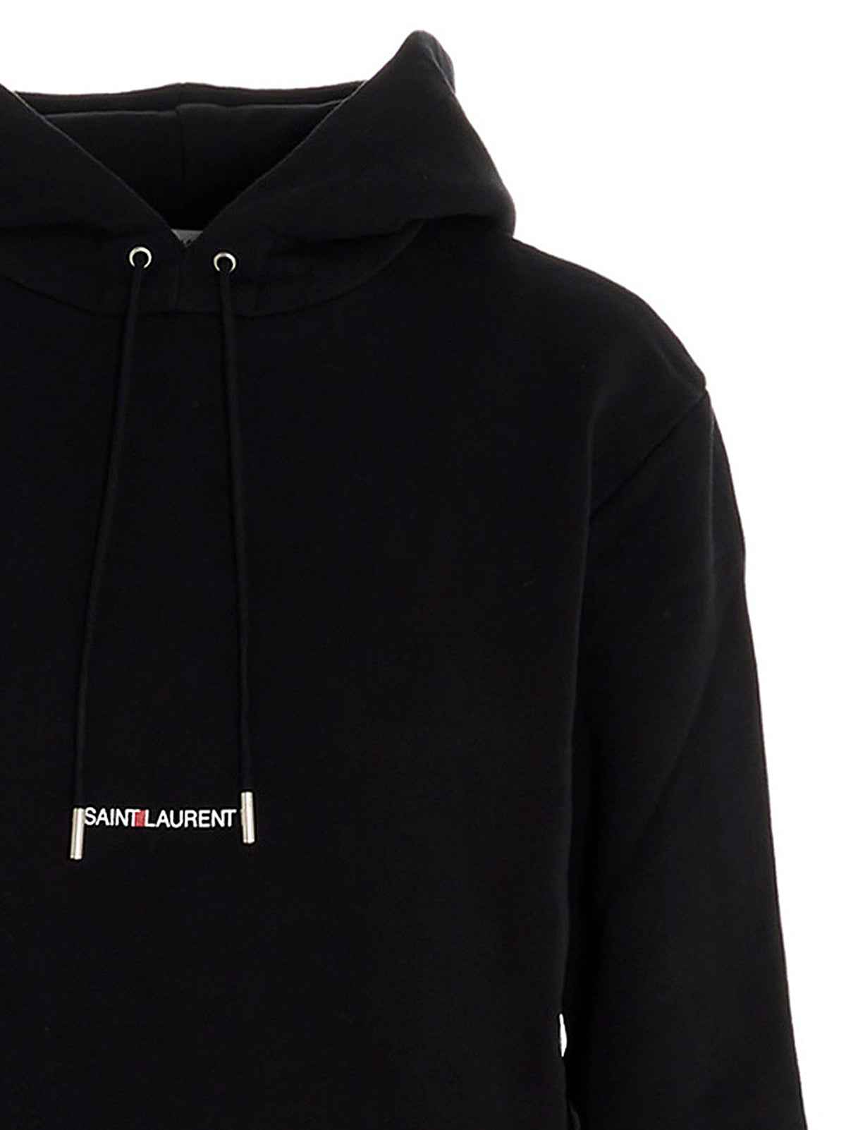 Sweat-shirt Saint Laurent en coton noir, confortable et doux