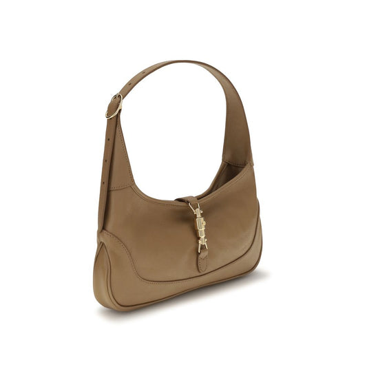 Bolso de mano Gucci de piel de cabra beige