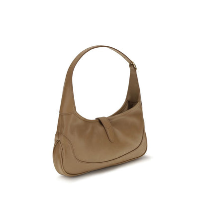 Bolso de mano Gucci de piel de cabra beige