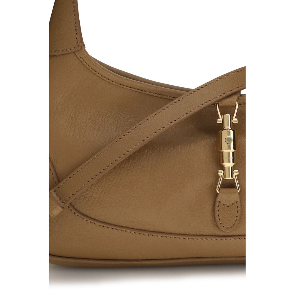 Bolso de mano Gucci de piel de cabra beige