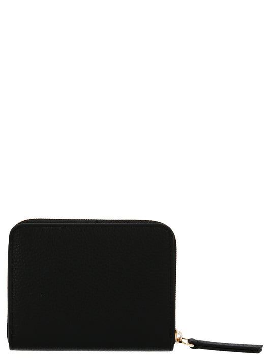 Tarjetero Mulberry de piel bovina negra
