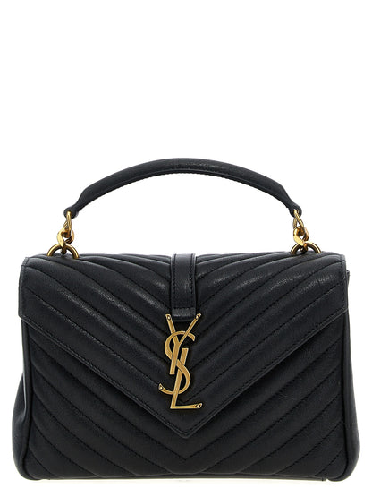 Bandolera Saint Laurent de piel de becerro negra