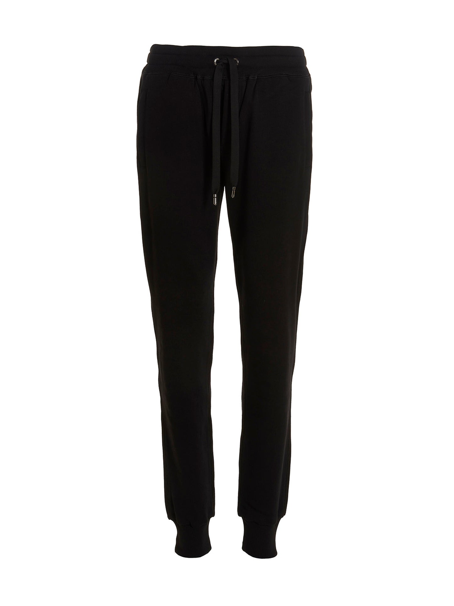 Pantalon de jogging en coton noir sportif Dolce & Gabbana