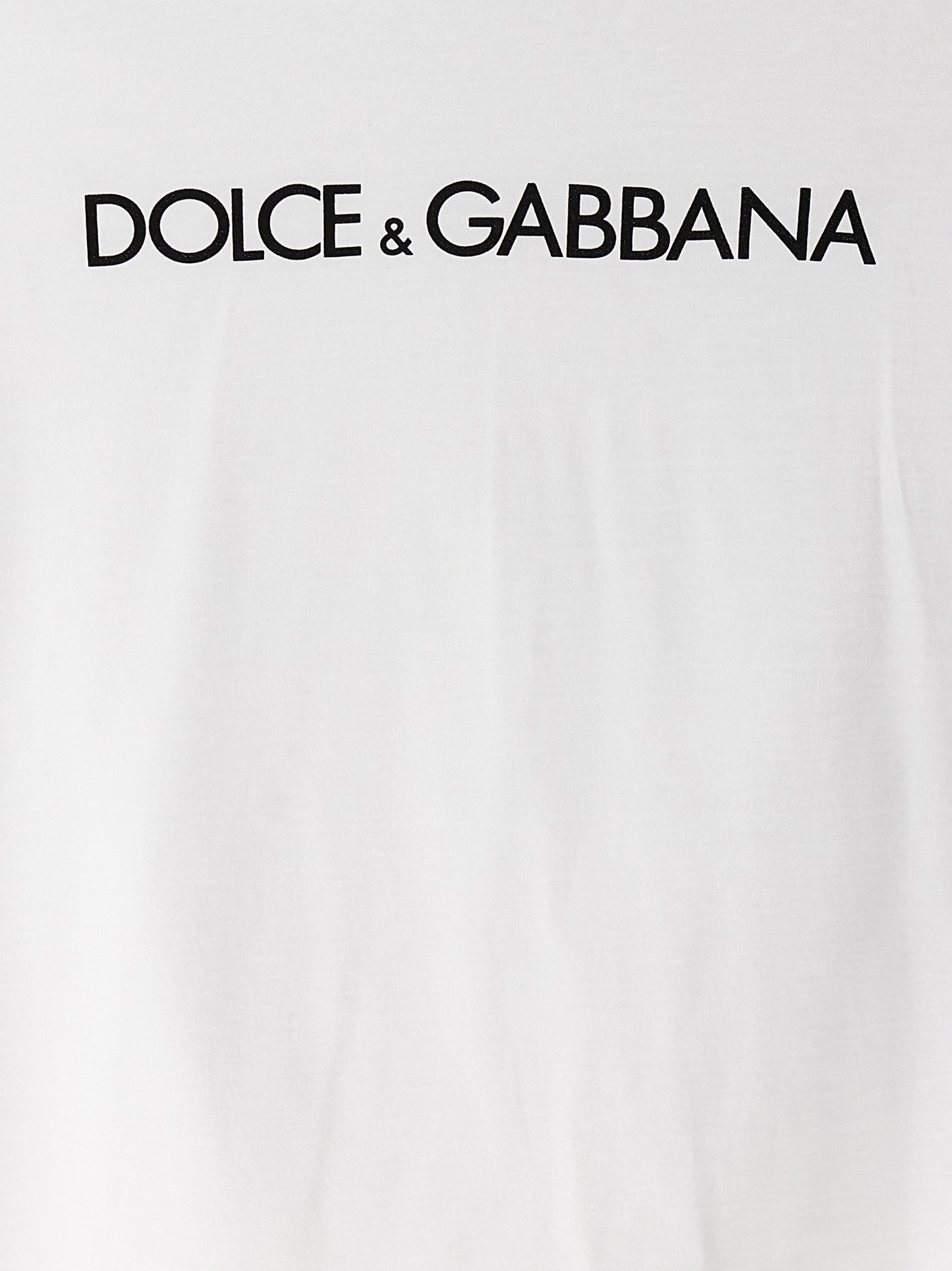T-shirt en coton blanc Dolce & Gabbana