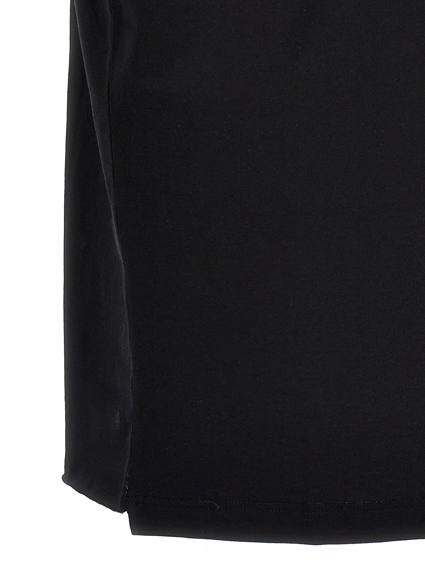 Camiseta Saint Laurent Confeccionada en Algodón Negro