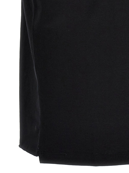 Camiseta Saint Laurent Confeccionada en Algodón Negro