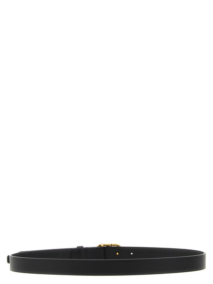 Balenciaga Black Calfskin Thin Belt