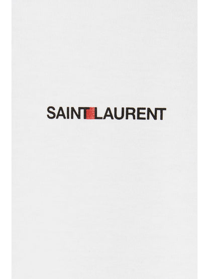 T-shirt Saint Laurent Coton Blanc Pour Usage Quotidien