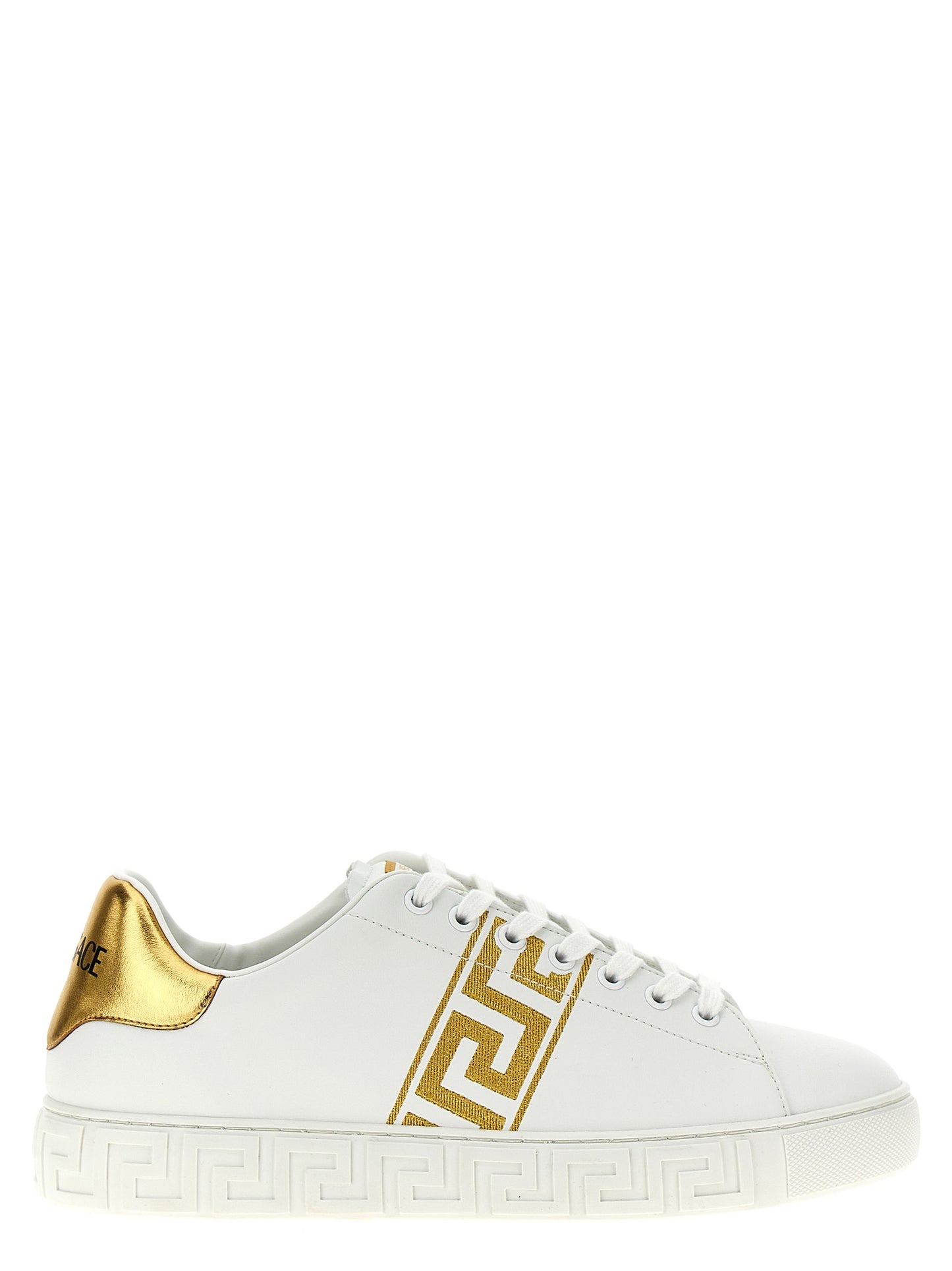 Zapatillas Bajas Versace de Poliamida Dorada
