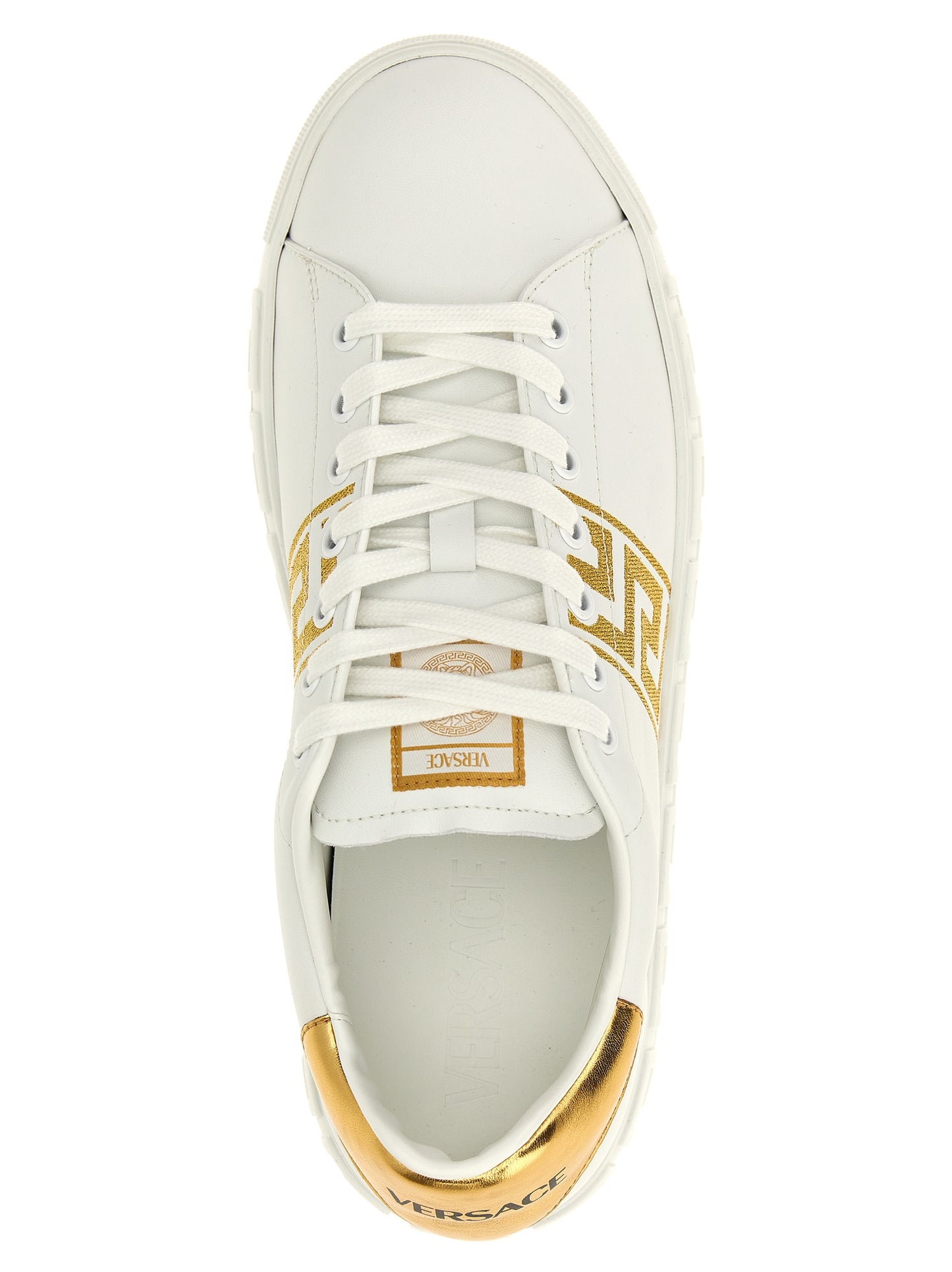 Zapatillas Bajas Versace de Poliamida Dorada