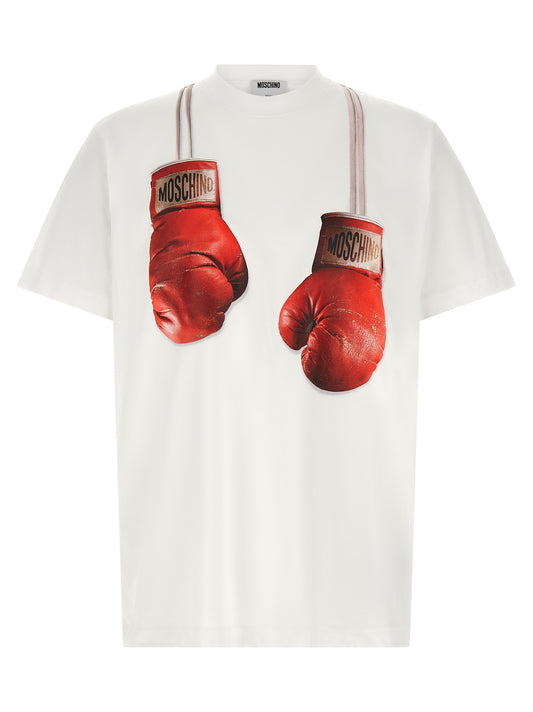 Camiseta Moschino de algodón blanco