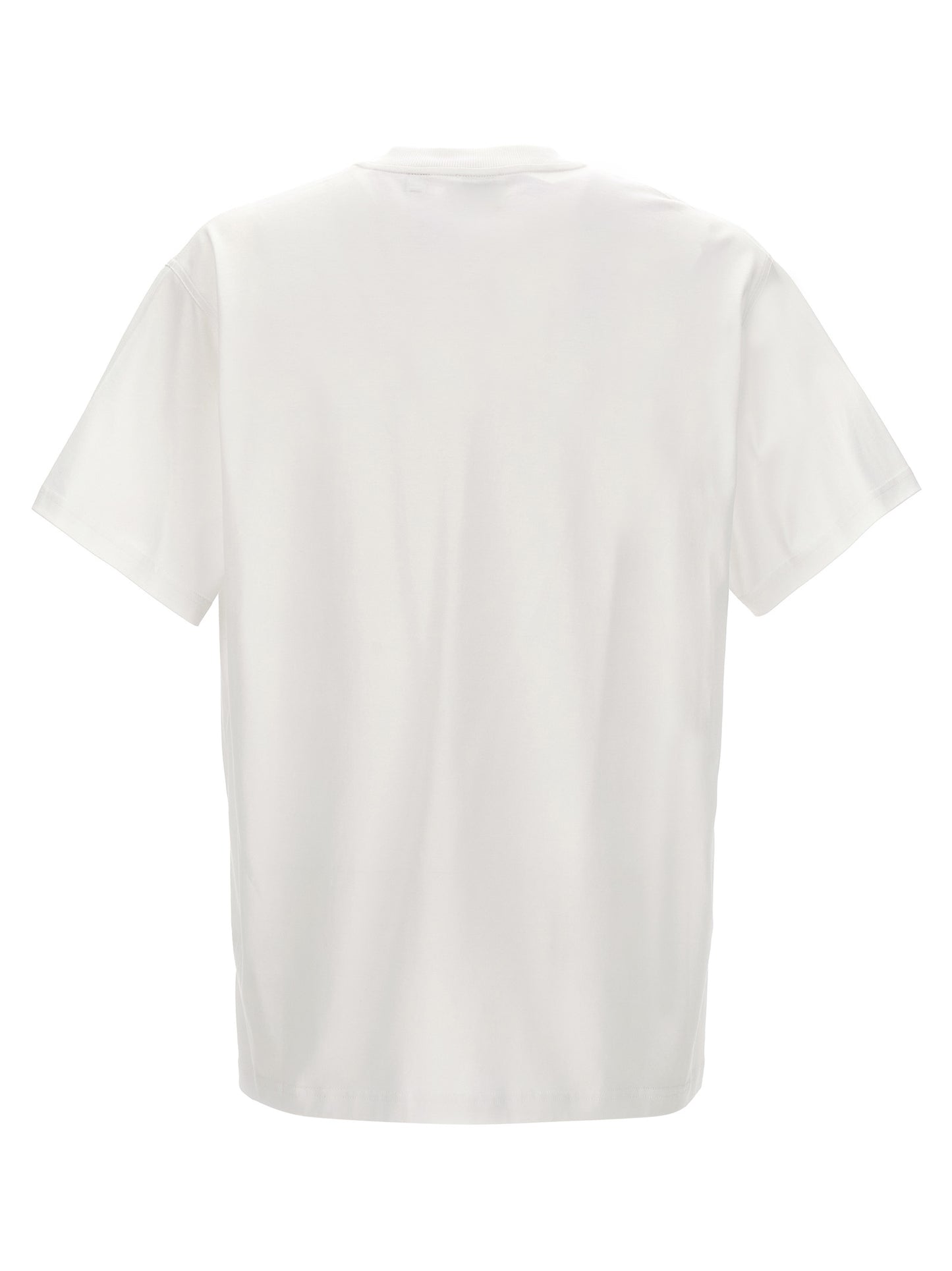 Burberry Camiseta De Algodón - Silueta Definida En Blanco