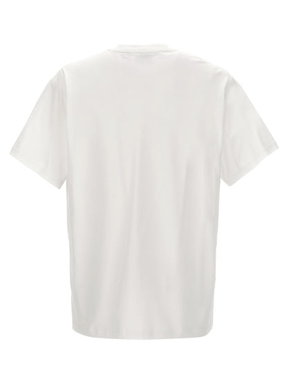 Burberry Camiseta De Algodón - Silueta Definida En Blanco