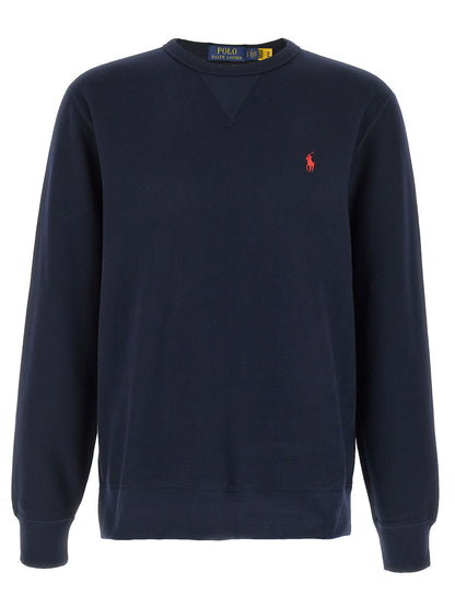 Sweat-shirt en Coton Bleu Design Intemporel Polo Ralph Lauren