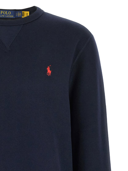 Sweat-shirt en Coton Bleu Design Intemporel Polo Ralph Lauren