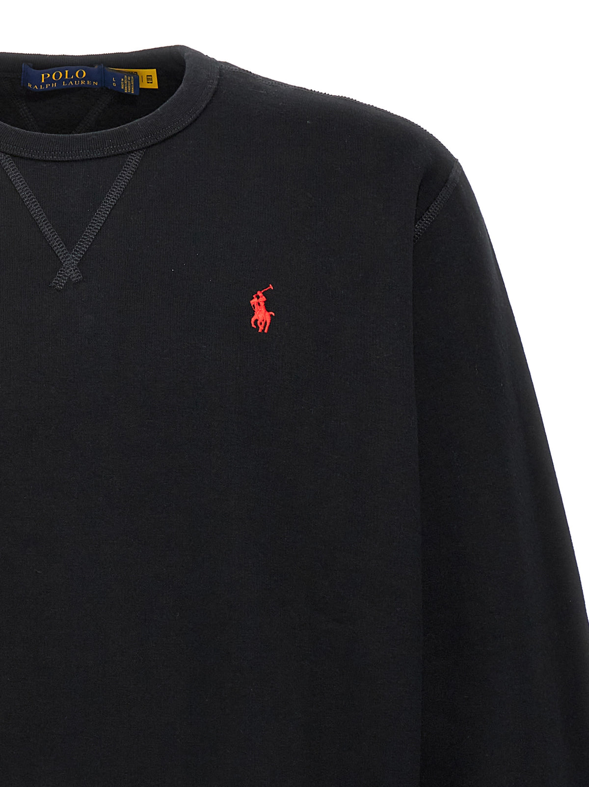 Polo Ralph Lauren Sudadera Negra De Algodón