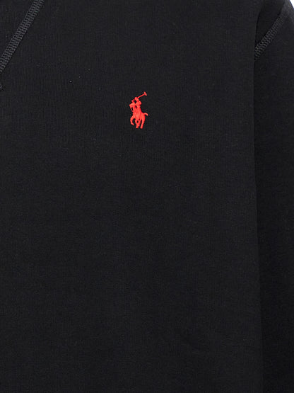 Polo Ralph Lauren Sudadera Negra De Algodón