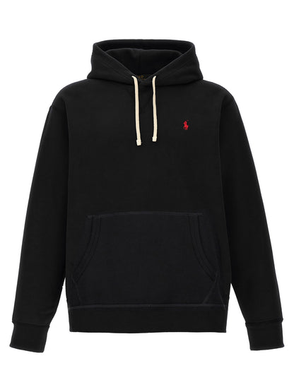 Sudadera De Algodón Negro Clásica Polo Ralph Lauren