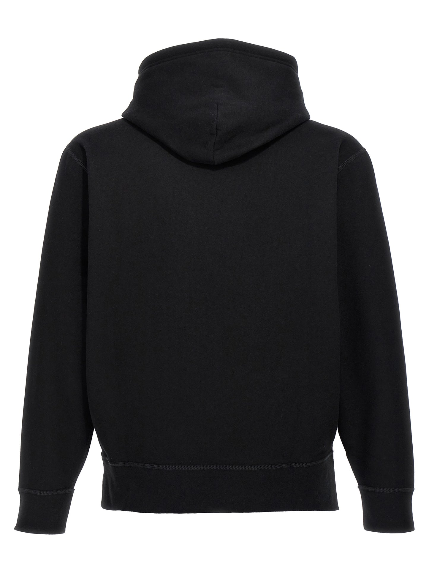 Sudadera De Algodón Negro Clásica Polo Ralph Lauren
