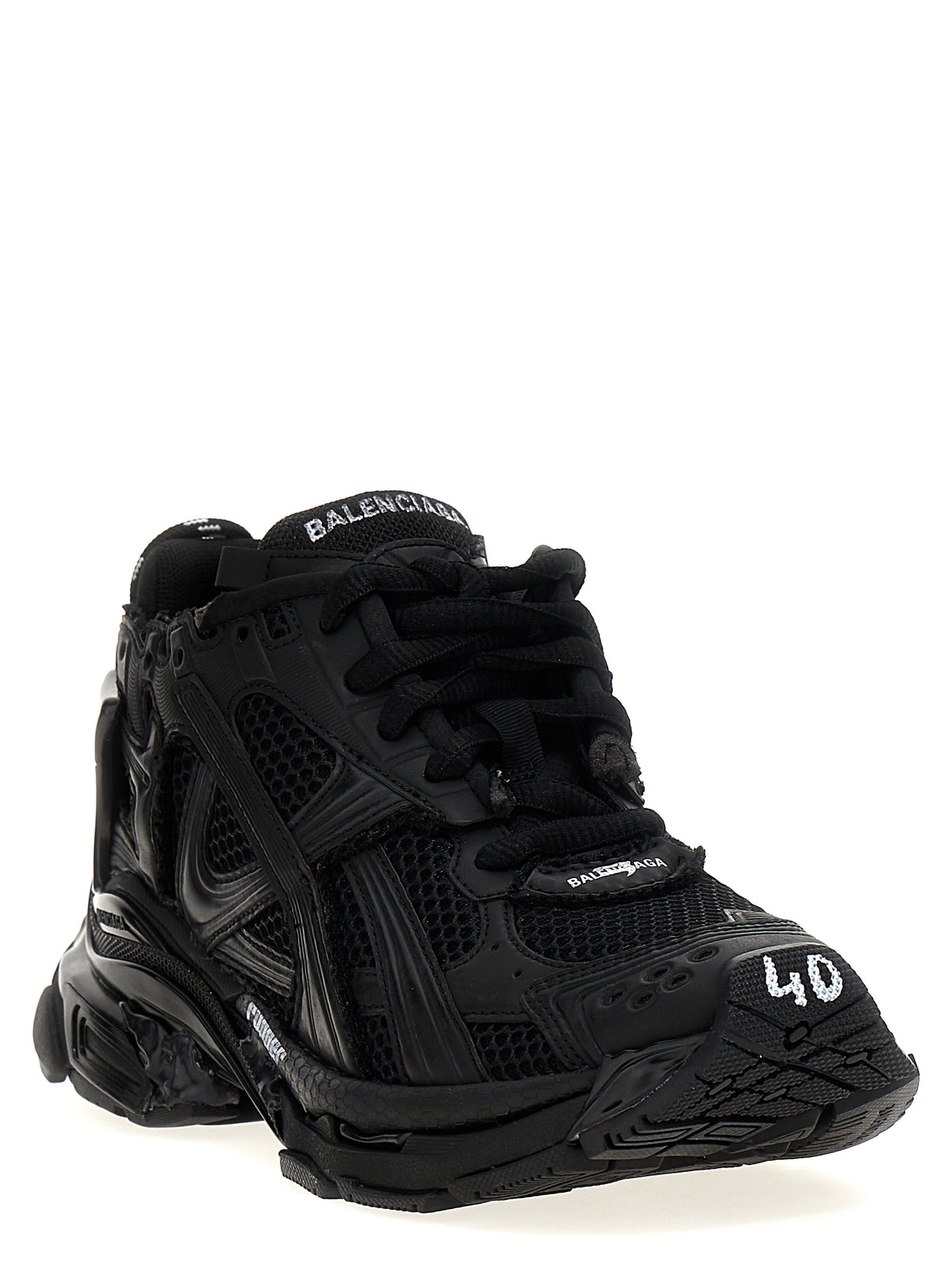 Zapatillas deportivas Balenciaga de poliéster negro