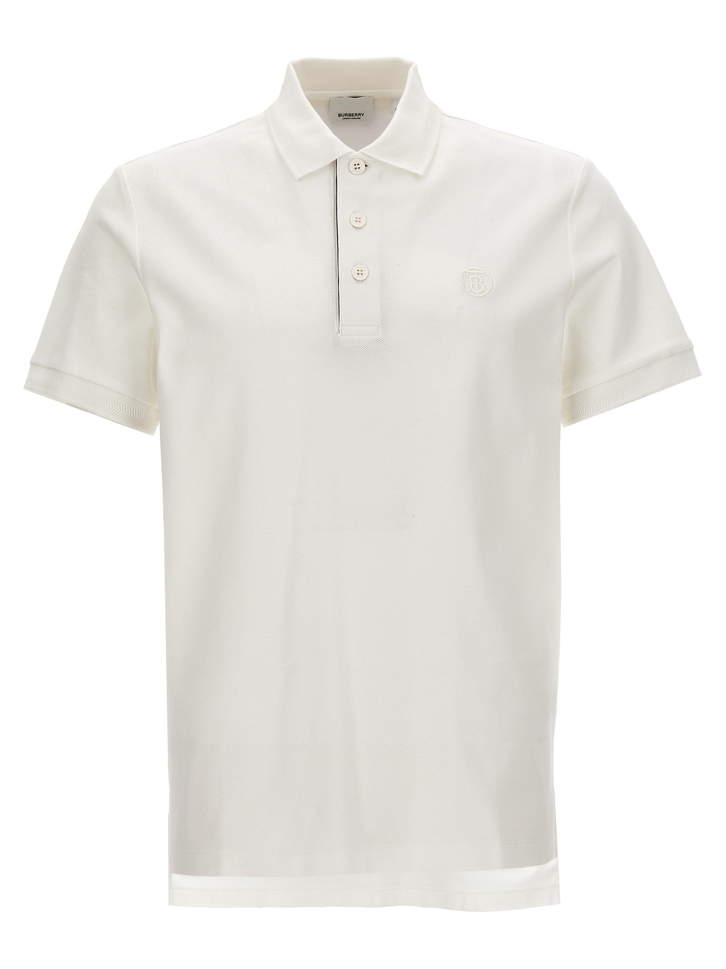Polo Burberrry en Coton Blanc Respirant