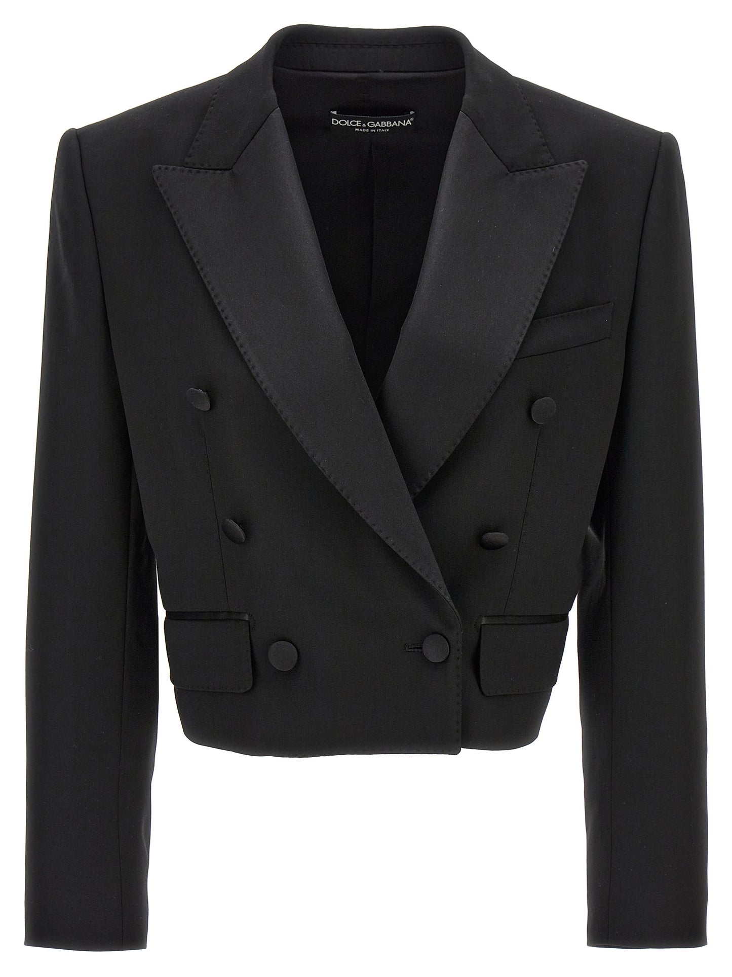 Blazer Dolce & Gabbana de lana virgen negra