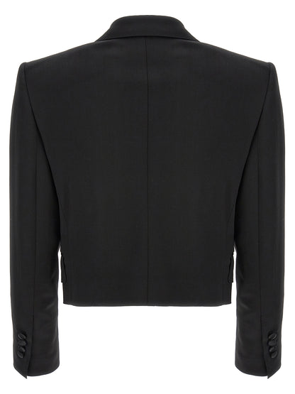 Blazer Dolce & Gabbana de lana virgen negra