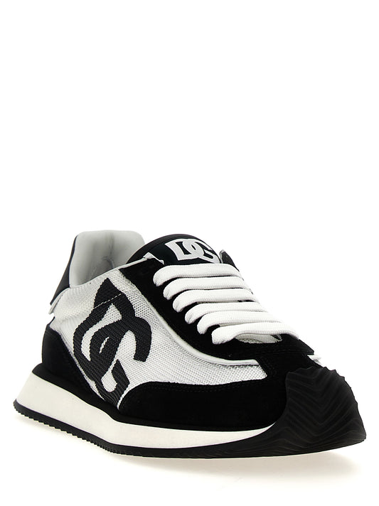 Zapatillas deportivas Dolce & Gabbana de piel de becerro bicolor