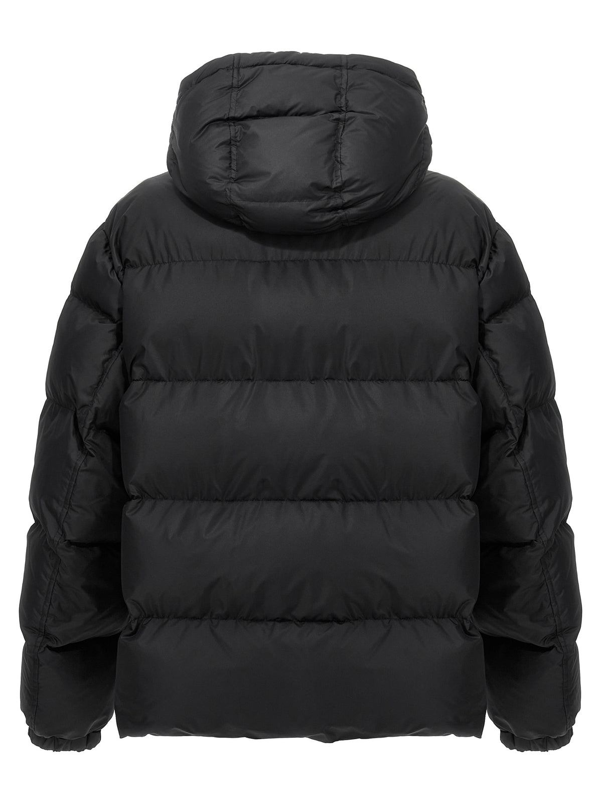 Chaqueta Negra De Poliéster Con Aislamiento Térmico Dolce & Gabbana