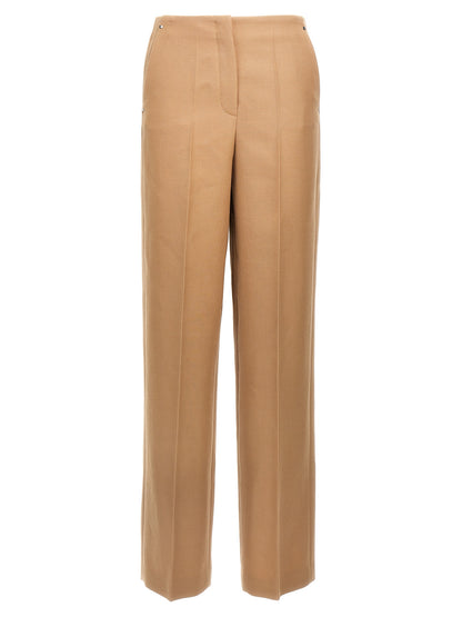 Women's Fendi Beige Wool Dress Pants