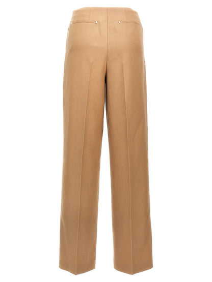 Women's Fendi Beige Wool Dress Pants