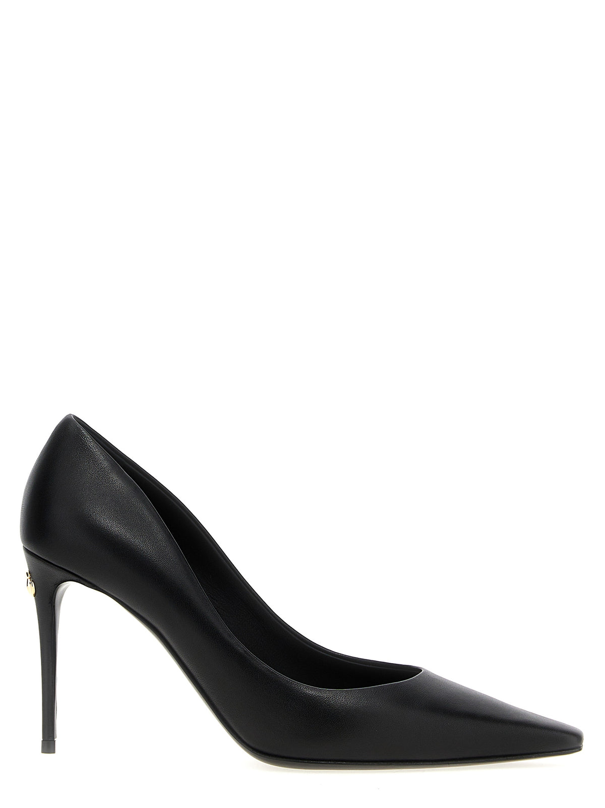 Escarpins noirs en cuir d'agneau modèle Mun Dolce & Gabbana