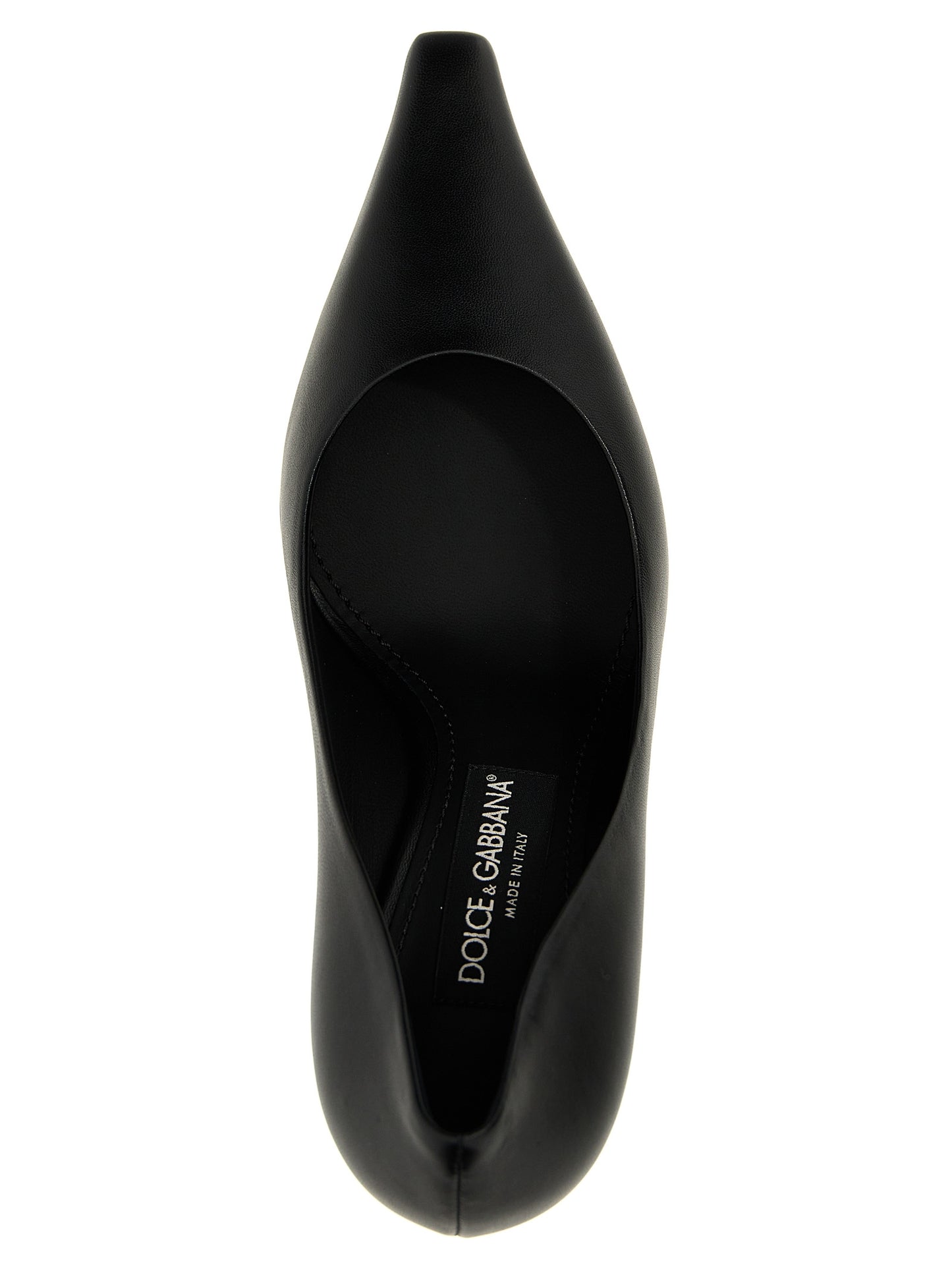 Escarpins noirs en cuir d'agneau modèle Mun Dolce & Gabbana